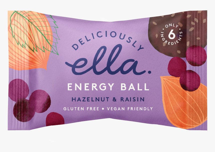 Deliciously Ella Hazelnut & Raisin Energy Ball X - Deliciously Ella Balls, HD Png Download, Free Download