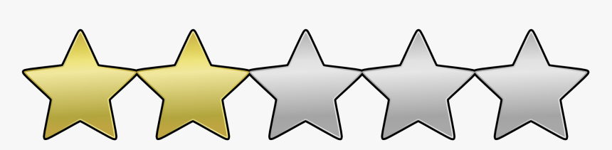 2 Out Of Five Stars Hd Png Download Kindpng