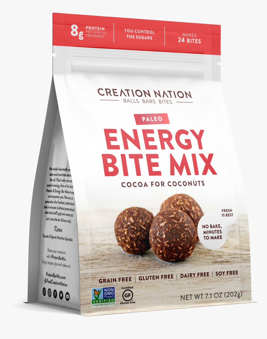 Balls Bars Bites Energy Bite Mix - Energy Bites Brands, HD Png Download, Free Download