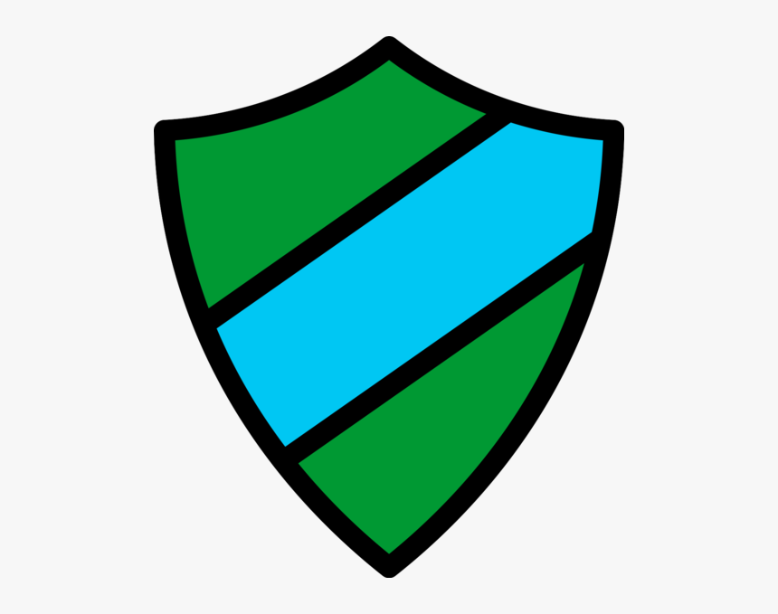 Emblem Icon Dark Green-light Blue - Black And Purple Shield, HD Png Download, Free Download