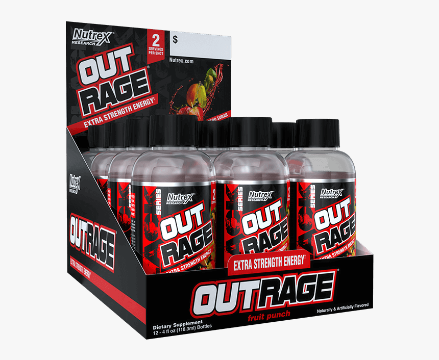 Nutrex Research Outrage, HD Png Download, Free Download