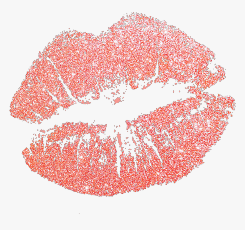 Glitter Special Kissmark Love - Rose Gold Glitter Lips, HD Png Download, Free Download