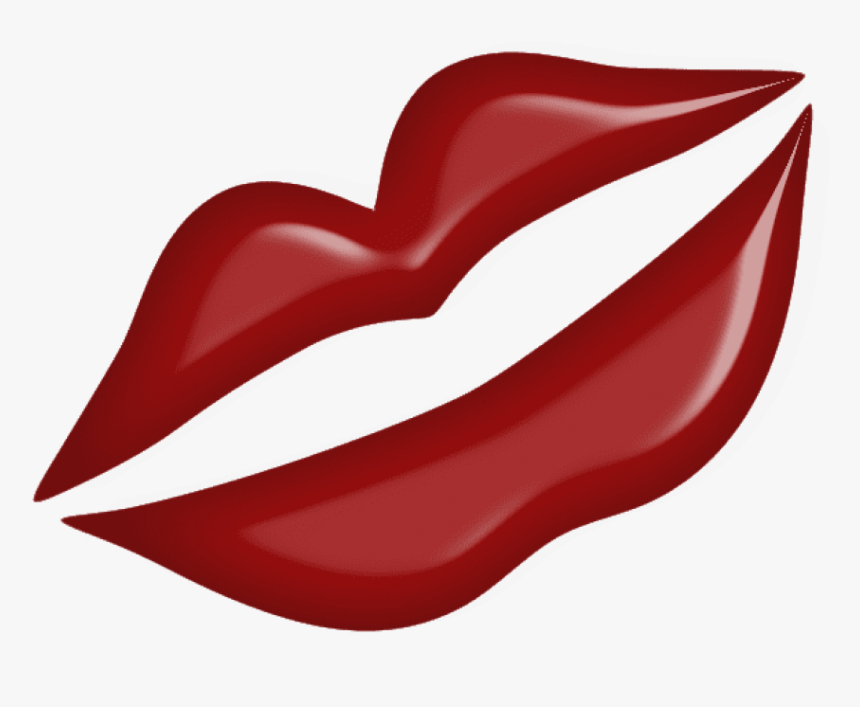 Free Png Download Red Kiss Lips Png Images Background - Clipart Lips Png, Transparent Png, Free Download