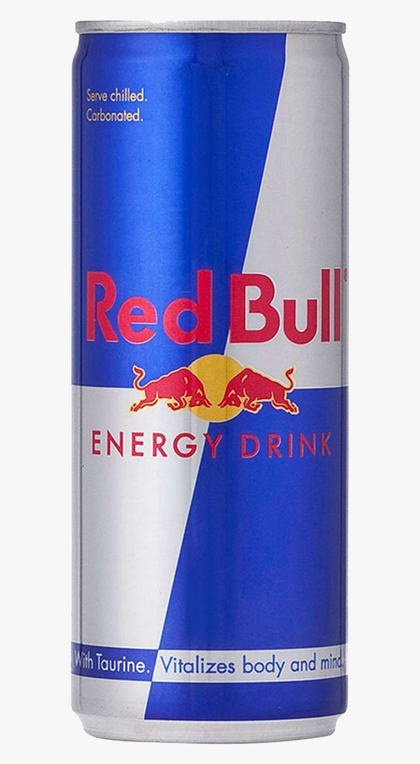 Red Bull Png Image Background - Red Bull Energy Drink Can, Transparent Png, Free Download