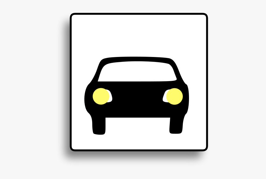 Car Icon For Use With Signs Or Buttons Png Clip Arts - Car Icon, Transparent Png, Free Download