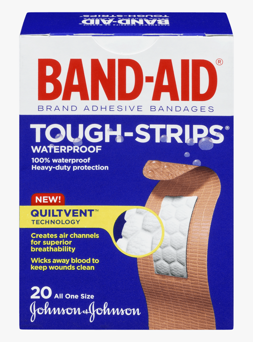 Band-aid Card - Band Aid Tough Strips, HD Png Download, Free Download