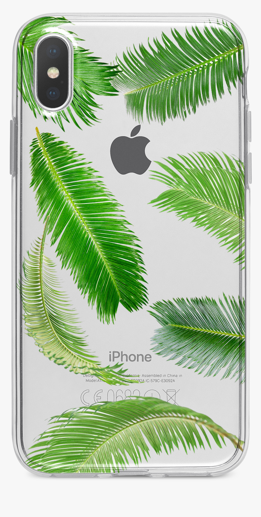 Palm Tree Leaves Clear Tpu Case Cover For Iphone And - Samsung Galaxy S7 Cover Palm Tree, HD Png Download, Free Download