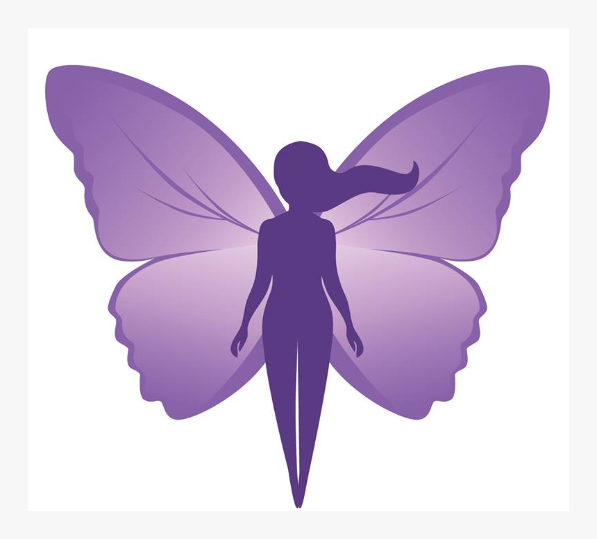 Logo - Woman With Butterfly Wings Clipart, HD Png Download, Free Download