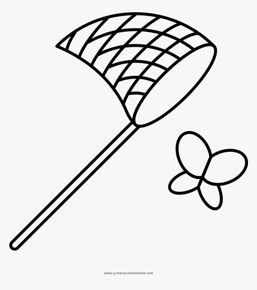 Butterfly Net Coloring Page Ultra Coloring Pages - Net Images For