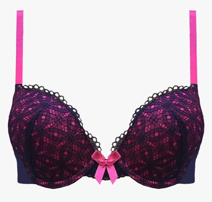 Transparent Pink Lace Png - Transparent Background Bra Png, Png