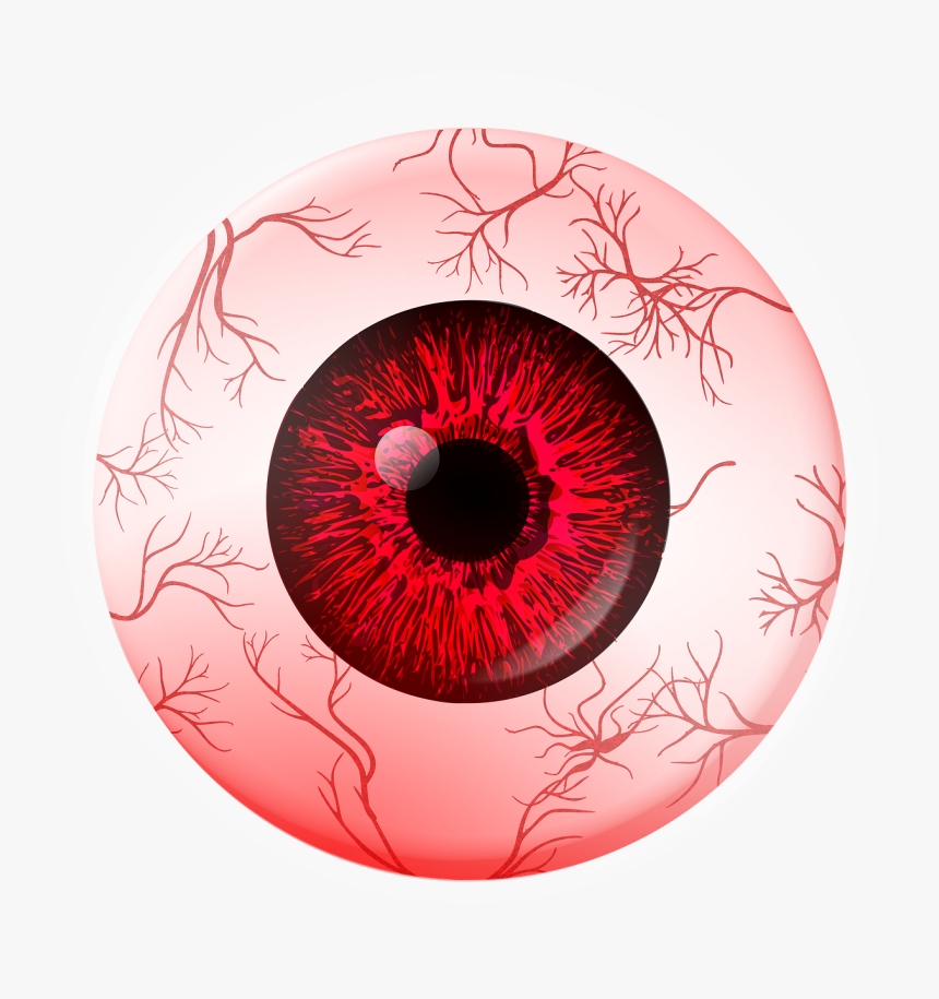 Red Eye Png - Red Eyes Transparent Background, Png Download - kindpng