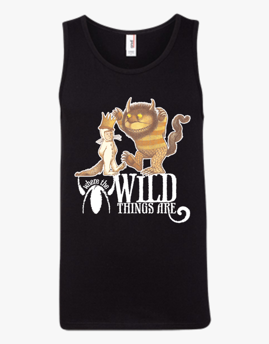 Where The Wild Things Are 1 100% Ringspun Cotton Tank - Sleeveless Shirt, HD Png Download, Free Download