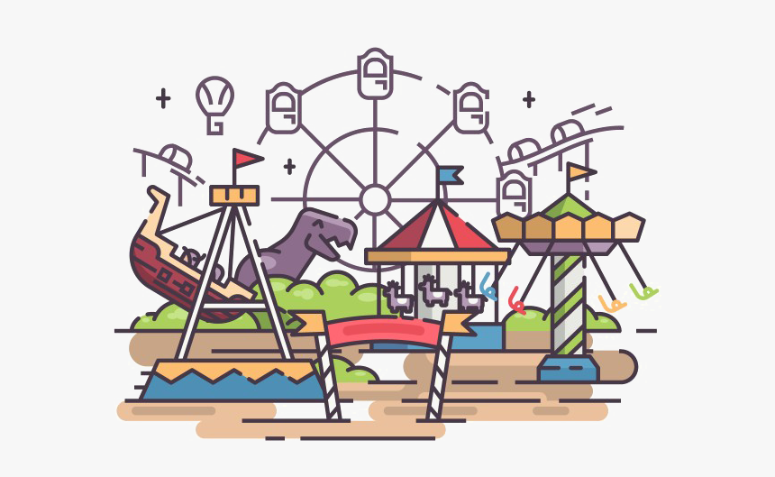 Amusement Park Png Photo - Amusement Park Png, Transparent Png, Free Download