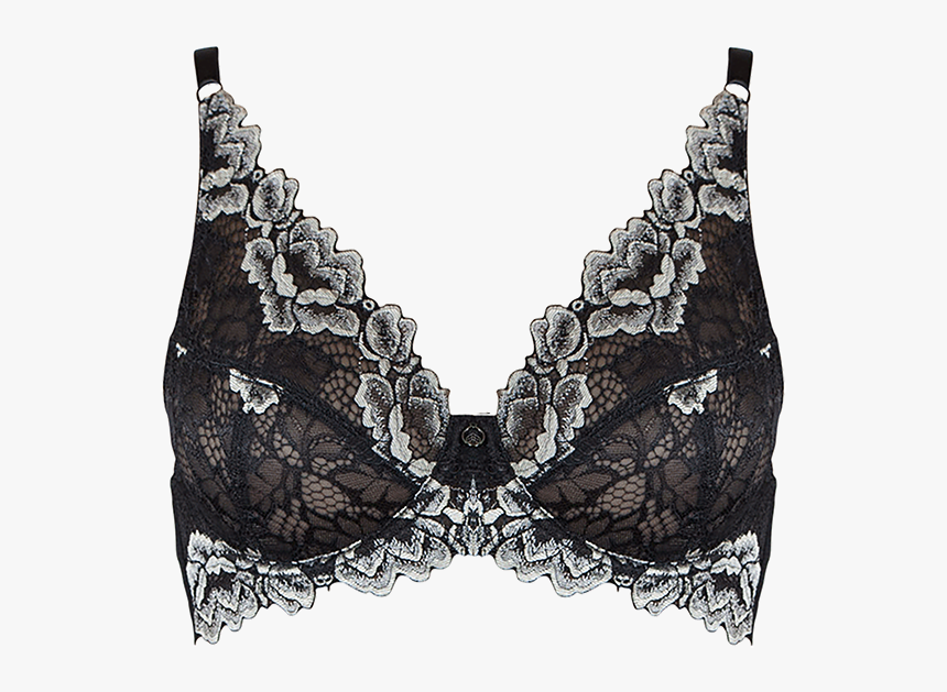 Transparent Lingerie Png - Gossard Red & Black Bra, Png Download - kindpng