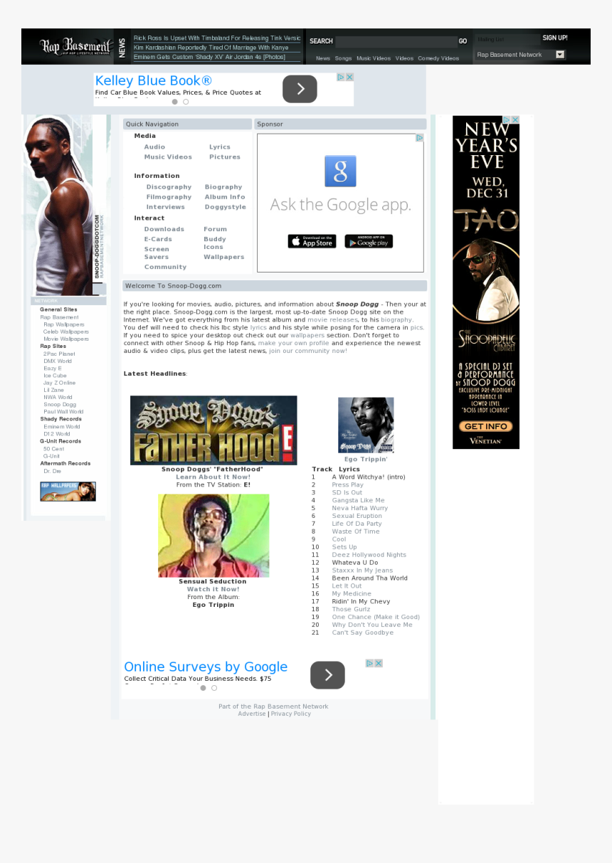 Snoop Dogg, HD Png Download, Free Download