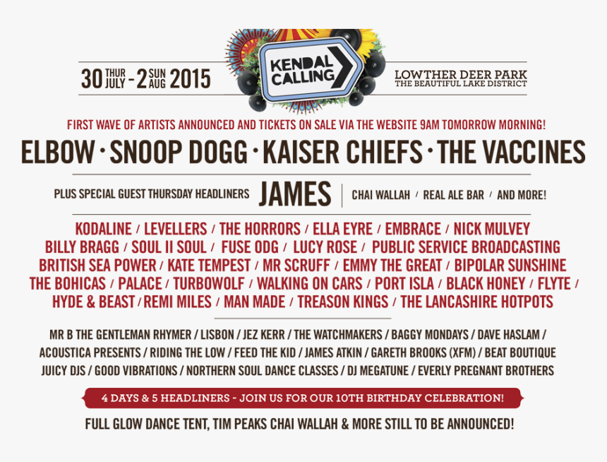 Kendal Calling, HD Png Download, Free Download