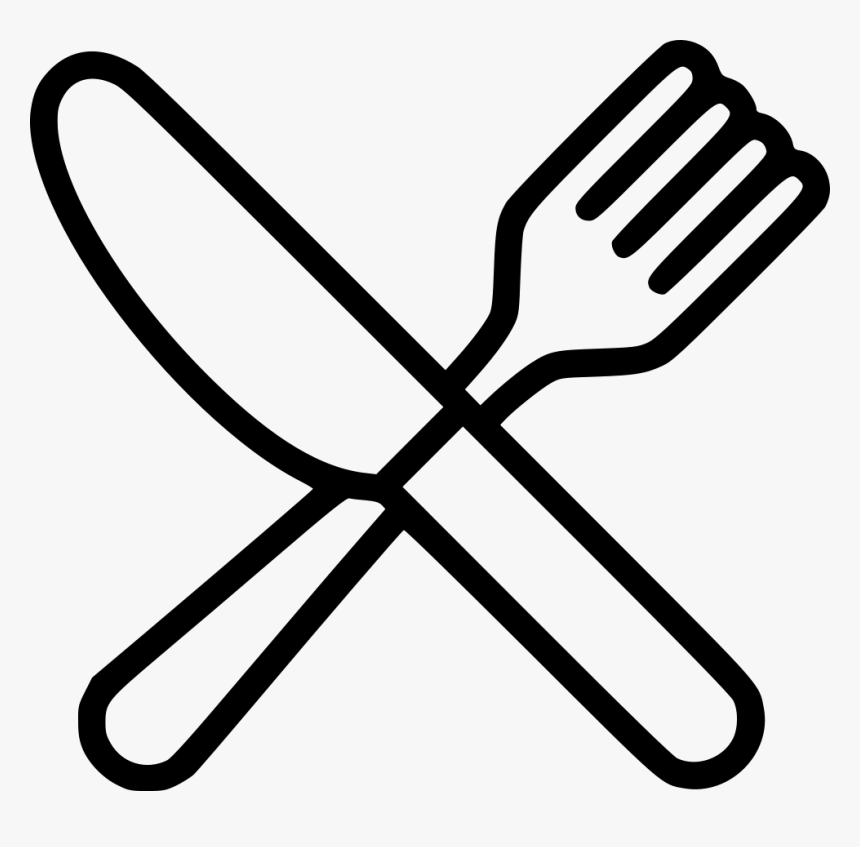En detalle Lluvioso fiesta Fork Knife Food Restaurant Lunch Cutlery - Imagenes De Cubiertos Para  Colorear, HD Png Download - kindpng
