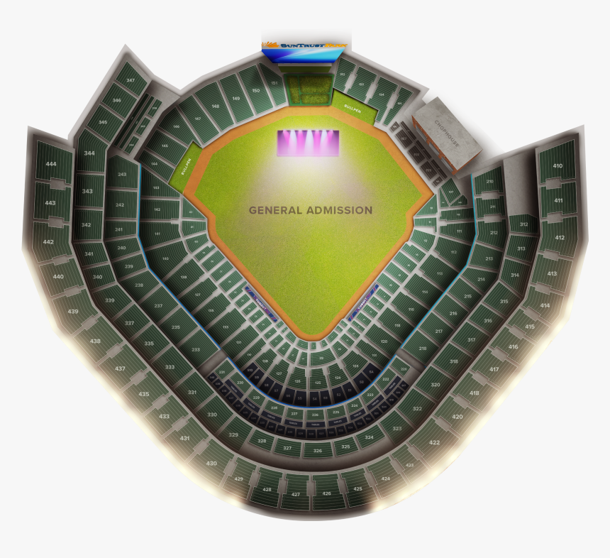 Suntrust Park , Png Download - Soccer-specific Stadium, Transparent Png, Free Download