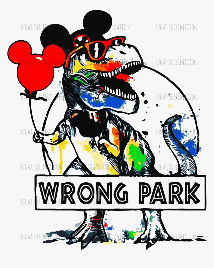 Wrong Park Dinosaur Shirt, HD Png Download, Free Download