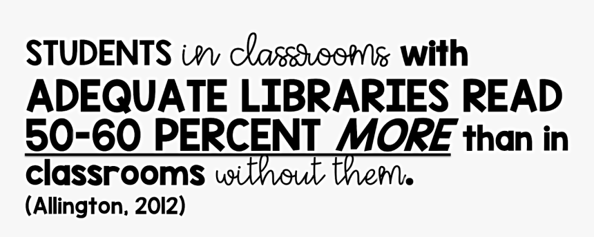 Fact About Classroom Libraries, HD Png Download, Free Download