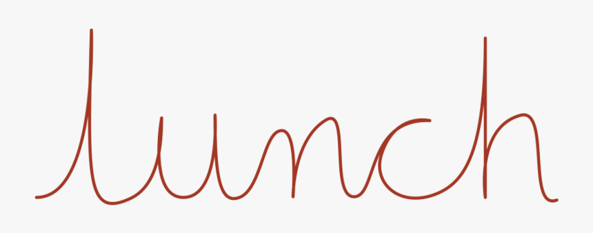 Lunch-header - Calligraphy, HD Png Download, Free Download