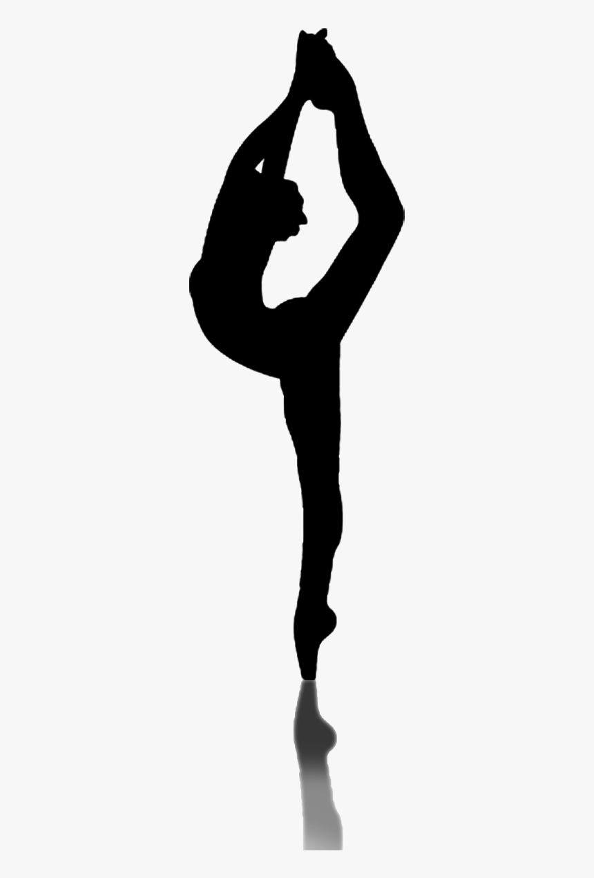 Girl Dancing Png Silhouette - Silhouette, Transparent Png, Free Download
