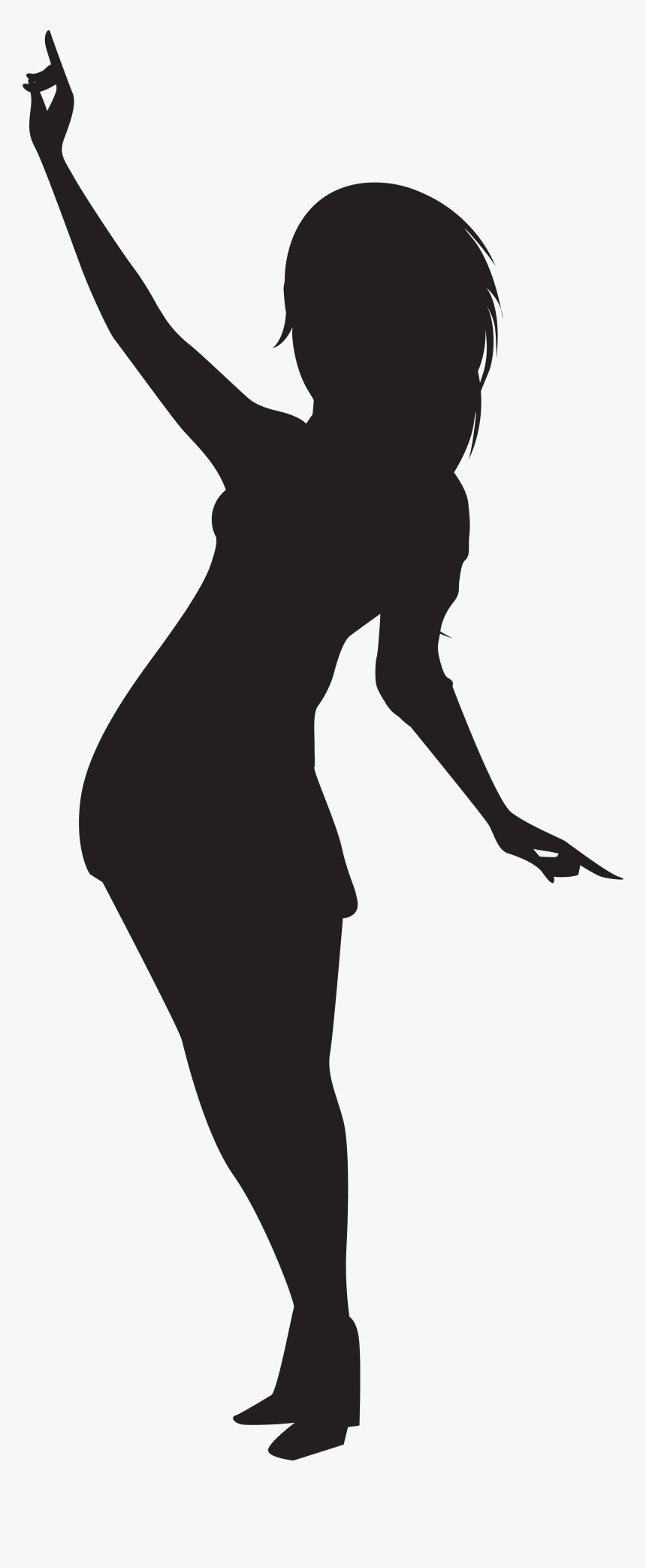 Transparent Girl Clipart - Dancing Girl Silhouette Png, Png Download, Free Download