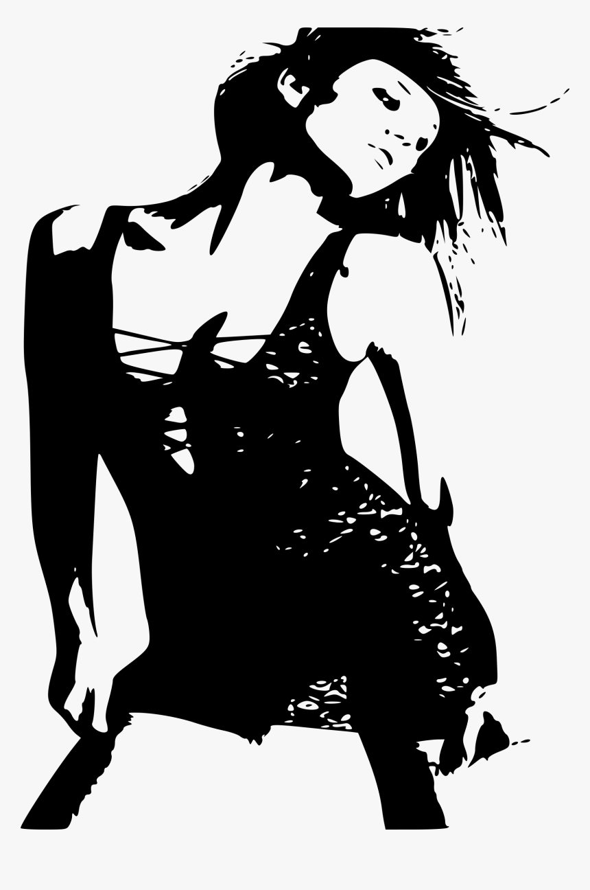 Dancing Png Vector - Dancing Party Girl Silhouette, Transparent Png, Free Download