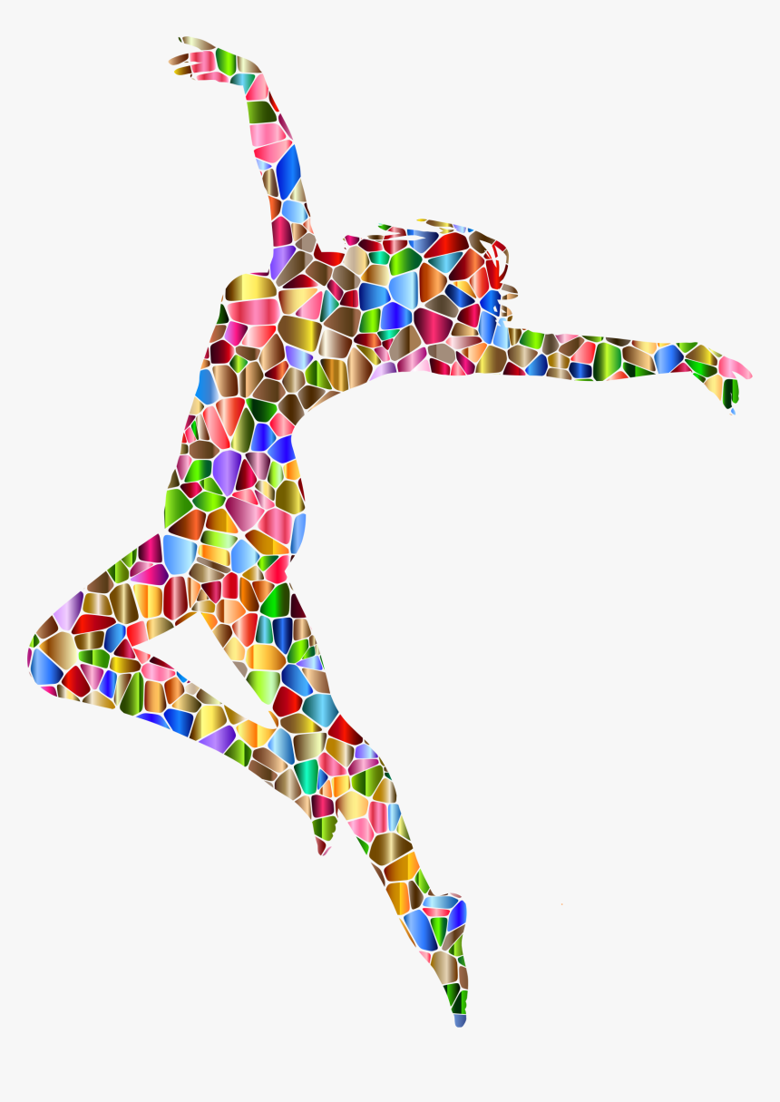 Girl Dance Png Clipart - Woman Silhouette Abstract Png, Transparent Png, Free Download