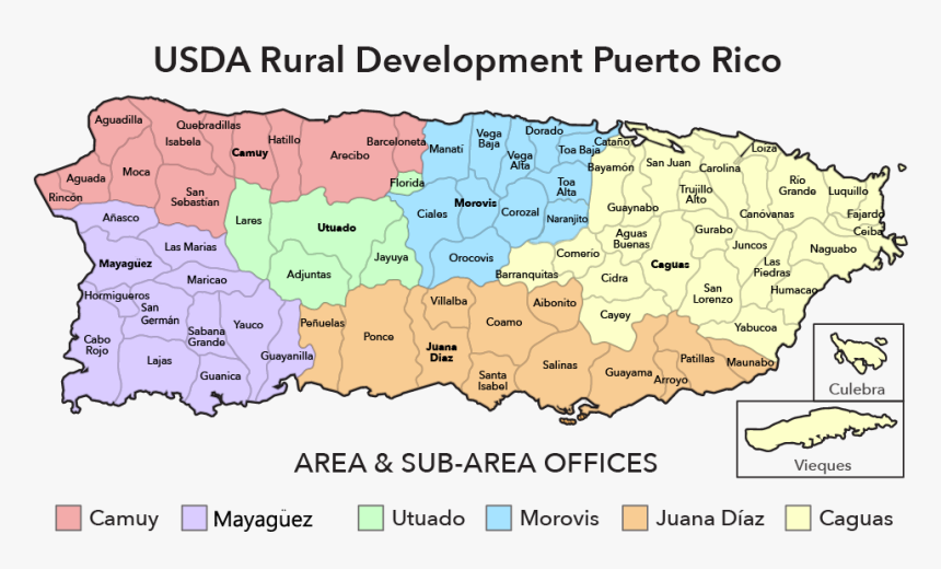 Puerto Rico Map Puerto Rico States Map Hd Png Download Kindpng
