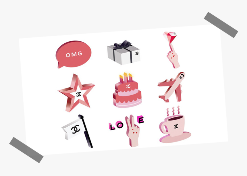 Chanel’s Très Chic Emojis - Emoji Chanel, HD Png Download, Free Download