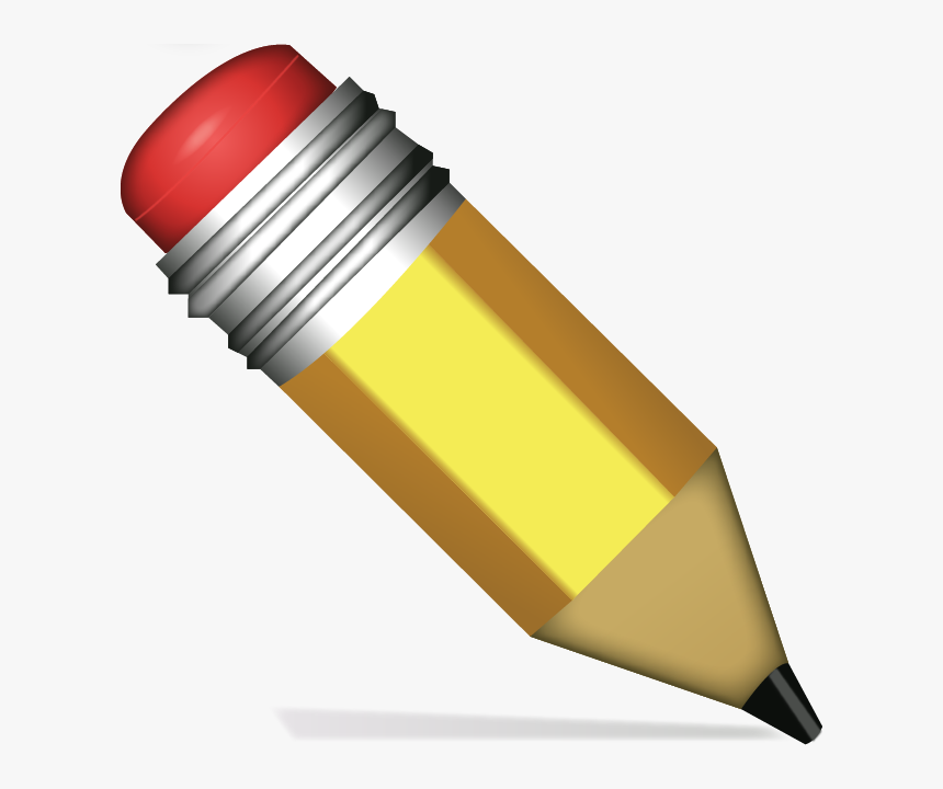 Transparent Pencil Writing Clipart - Pencil Emoji Clipart, HD Png Download, Free Download