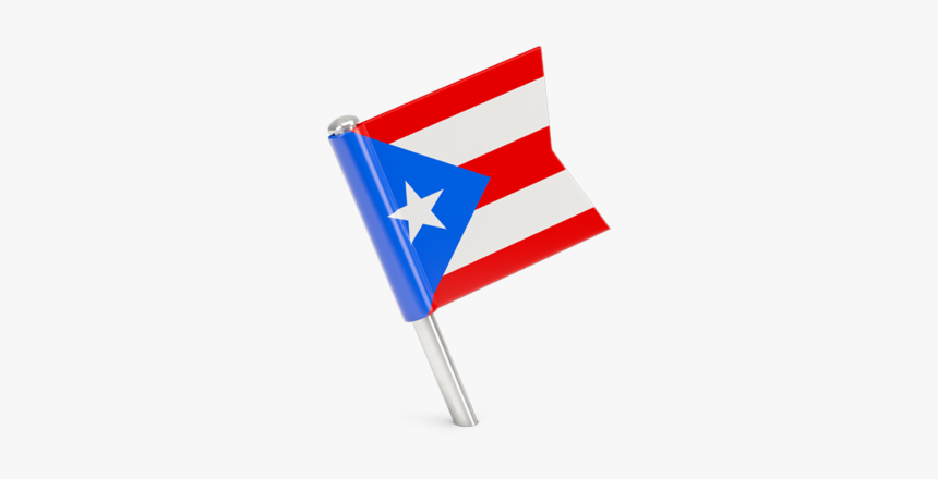 Square Flag Pin - Puerto Rico Flag Pin Png, Transparent Png, Free Download