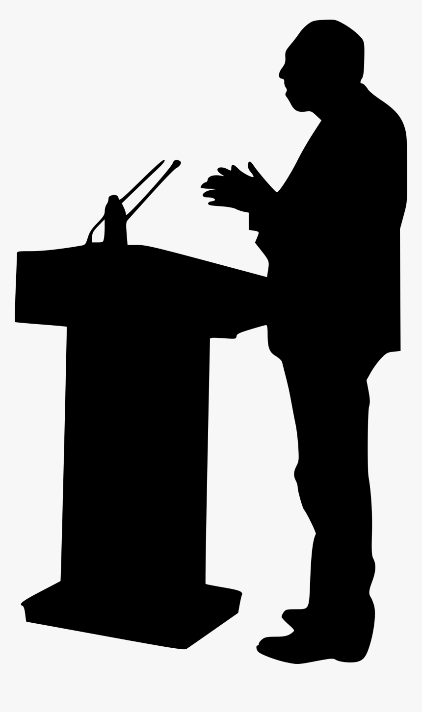 Transparent Podium Silhouette, HD Png Download, Free Download