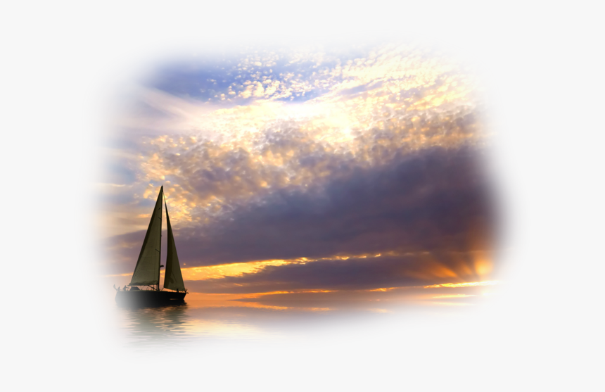Sunset Desktop Wallpaper Sunrise - Ocean And Clouds Sunset, HD Png Download, Free Download