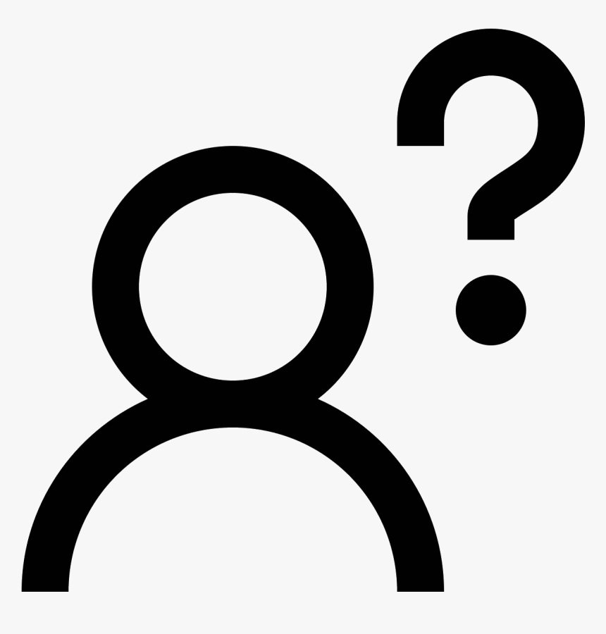 Transparent Man Symbol Png - Person Question Mark Icon, Png Download, Free Download