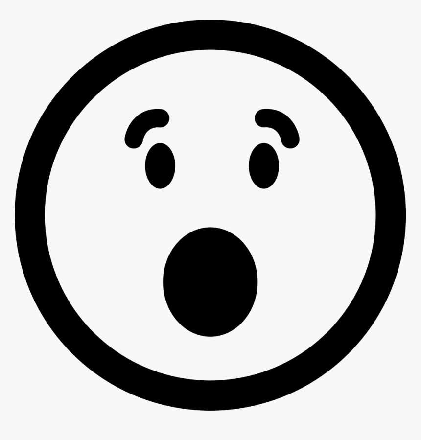 Surprised Emoticon Square Face With Open Eyes And Mouth - Modaal Just Killin, HD Png Download, Free Download