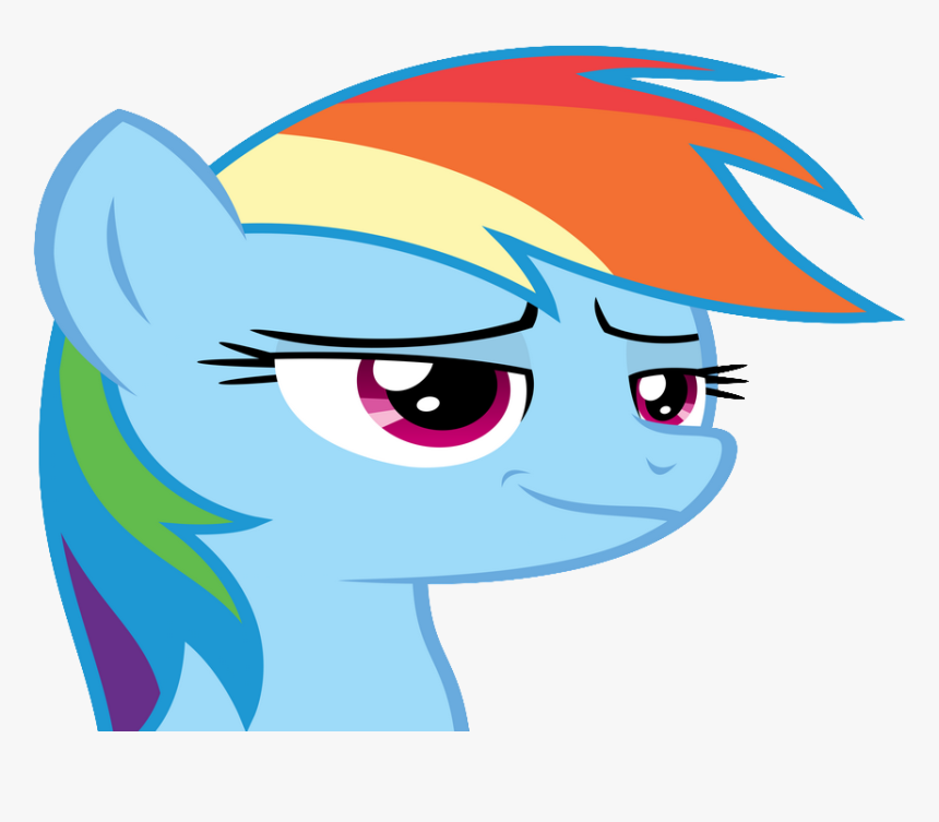 Sticker Other Rainbow Dash My Little Pony Mlp Bleu - Rainbow Dash Surprised, HD Png Download, Free Download