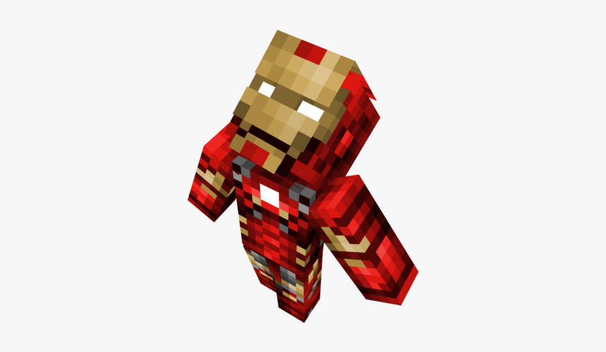 Iron Man Minecraft Skin Png, Transparent Png, Free Download