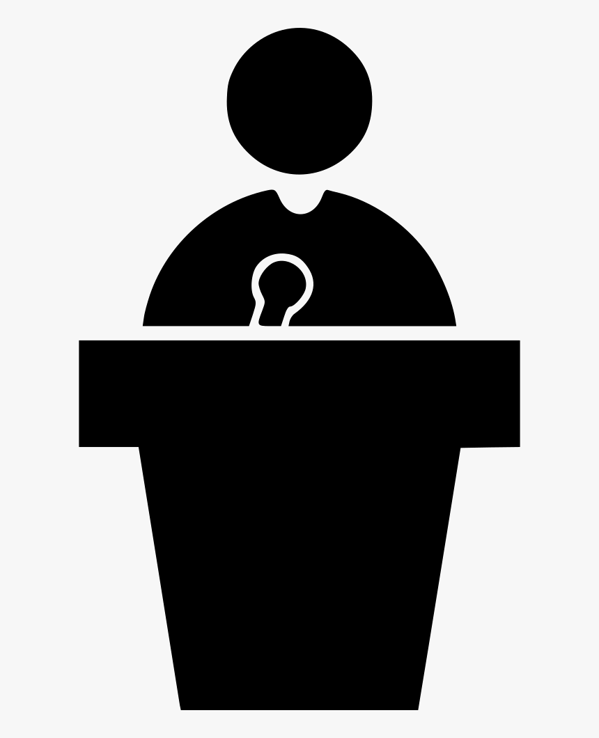 Speaking On Podium, HD Png Download, Free Download