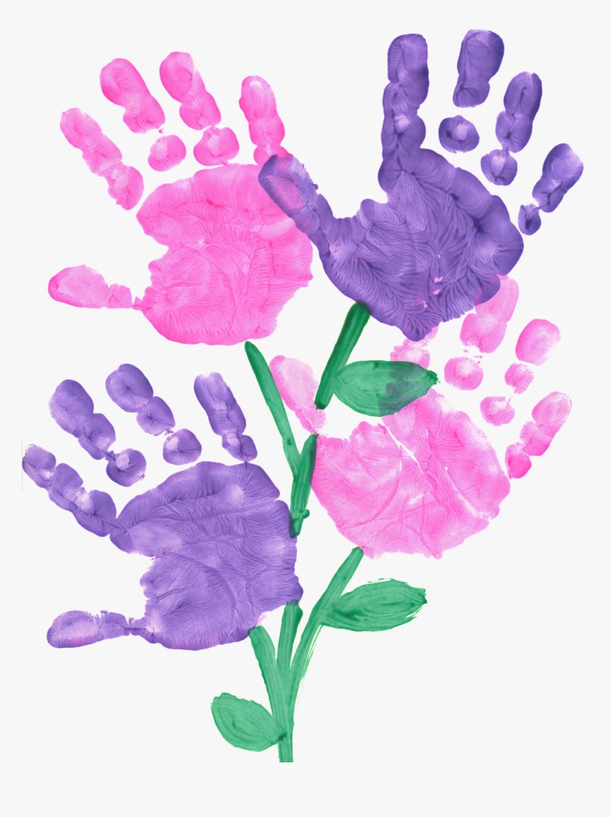 Transparent Hand Print Png - Lilac, Png Download, Free Download