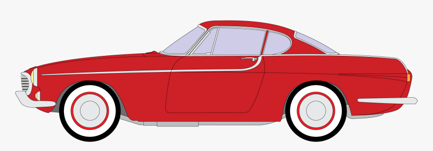 Volvo P1800 Png Clipart - Volvo P1800, Transparent Png, Free Download