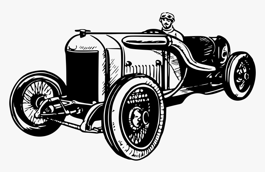 Vintage Racing Car 2 Clip Arts - Vintage Racing Car Png, Transparent Png, Free Download