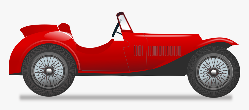 Red Vintage Car Clipart, HD Png Download, Free Download