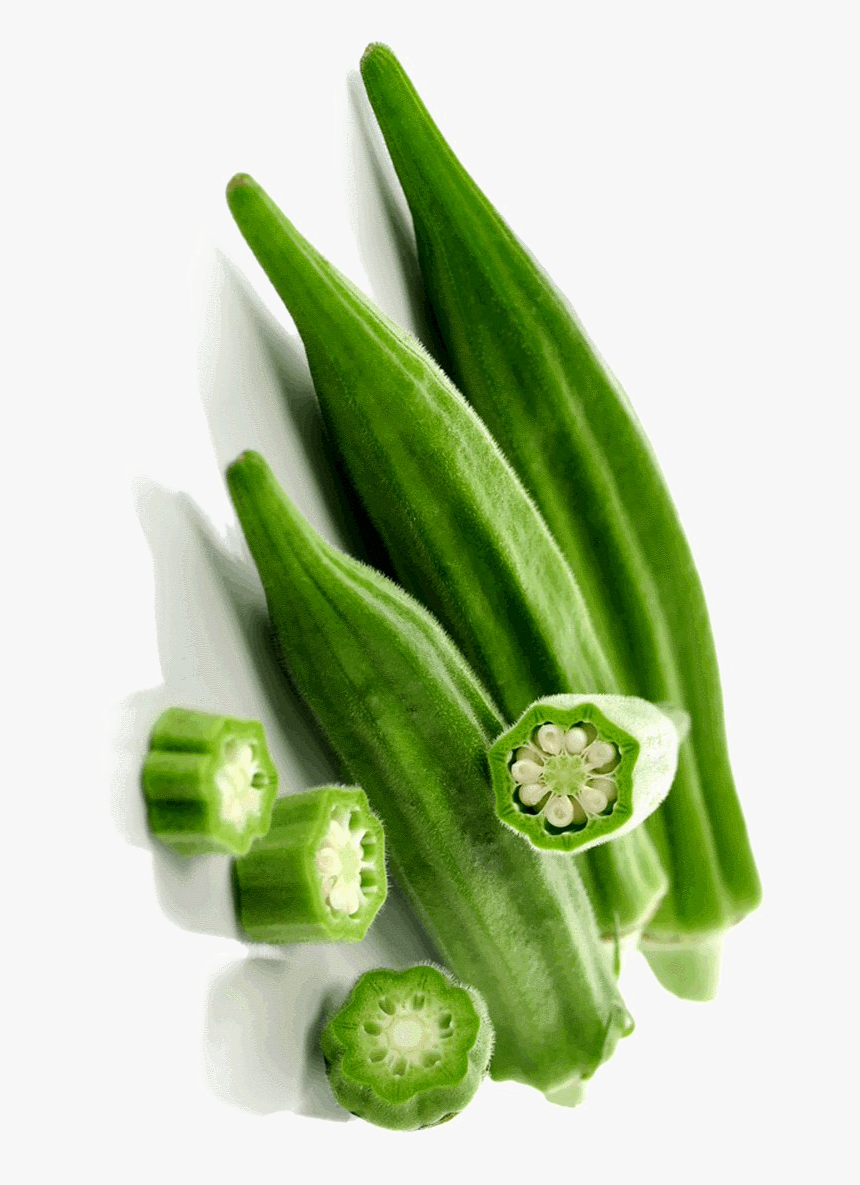 Lady Finger Png Image - Okra, Transparent Png, Free Download