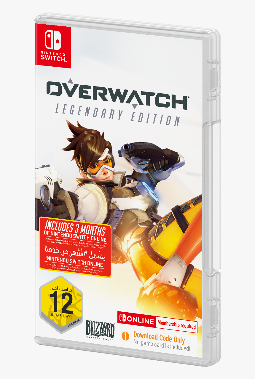 Ow Switch Inlay 3d Left Ua - Overwatch Legendary Edition Switch, HD Png Download, Free Download