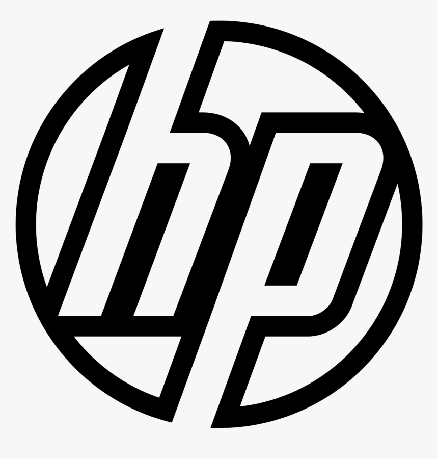 White Hp Logo Png, Transparent Png, Free Download