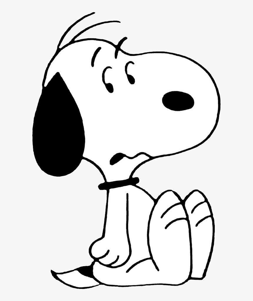 Snoopy Png - Snoopy Sentado Png, Transparent Png, Free Download