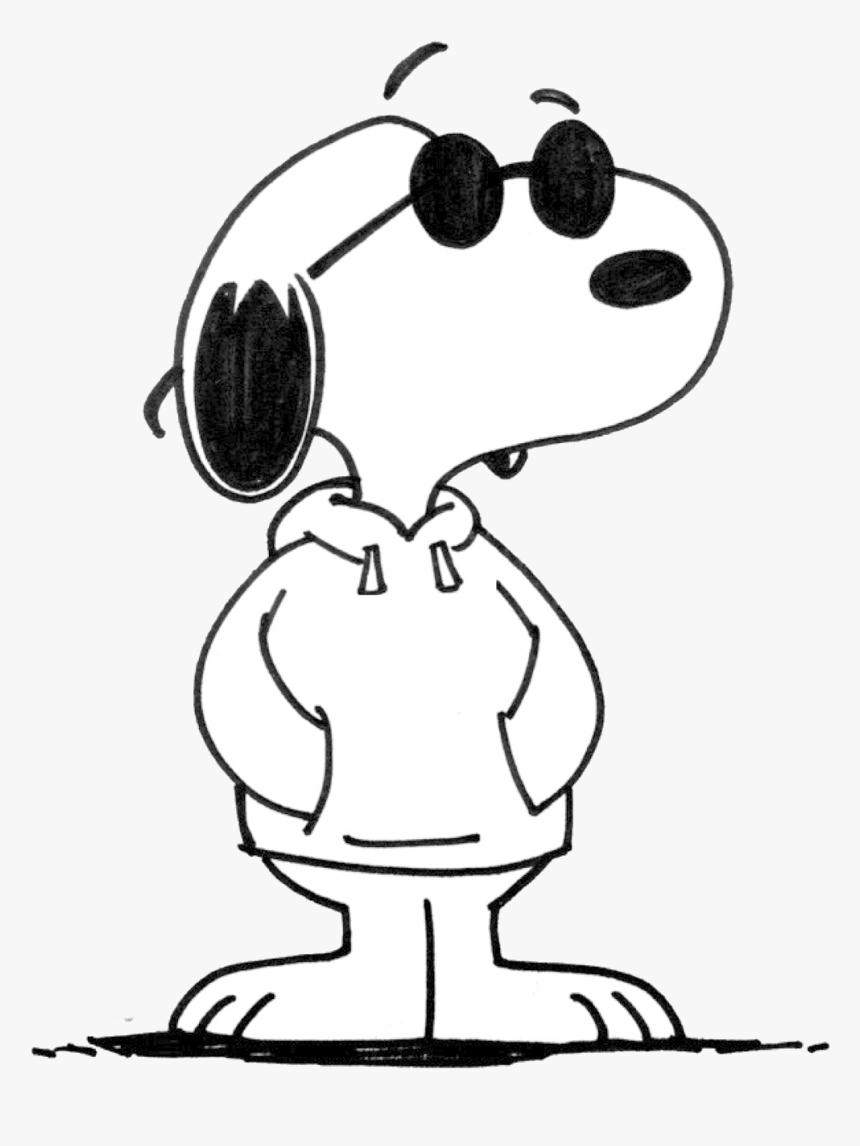 Snoopy Png - Joe Cool Snoopy Drawing, Transparent Png, Free Download