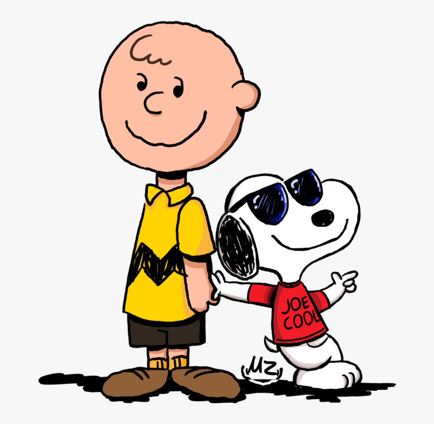 Charlie Brown And Snoopy By 822peppermintpatty66 - Charlie Brown And Snoopy Joe Cool, HD Png Download, Free Download